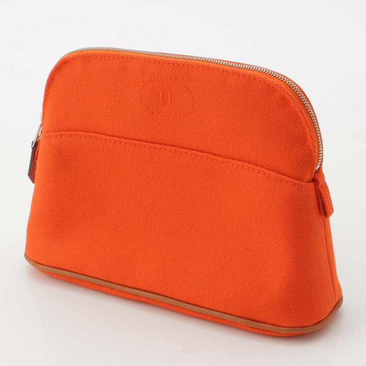 楽天市場】【エルメス】Hermes コットンキャンバス ボリードポーチ  