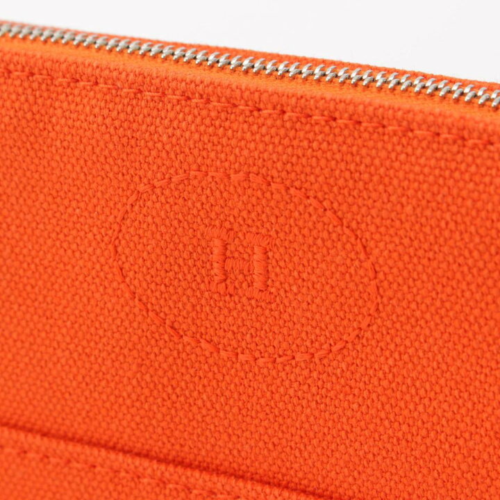 楽天市場】【エルメス】Hermes コットンキャンバス ボリードポーチ  