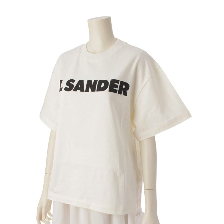 ジルサンダー JSCU707050 ﾎﾜｲﾄ ﾛｺﾞ Tｼｬﾂ XS（【楽天市場】JIL SANDER  