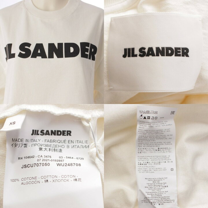 楽天市場】【ジルサンダー】Jil Sander ロゴプリント コットン 半袖 T  