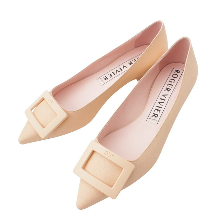 楽天市場】【ロジェヴィヴィエ】Roger Vivier スクエアバックル レザー 