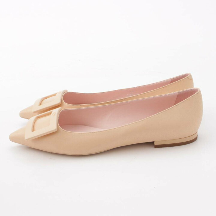 楽天市場】【ロジェヴィヴィエ】Roger Vivier スクエアバックル レザー 