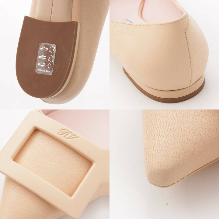 楽天市場】【ロジェヴィヴィエ】Roger Vivier スクエアバックル レザー 
