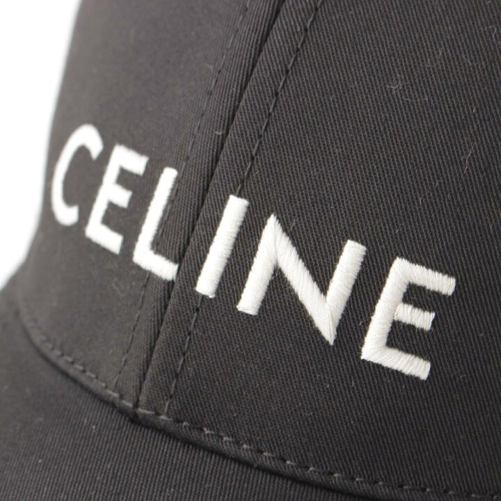 楽天市場】【セリーヌ】Celine ロゴ コットンギャバジン ベースボール 