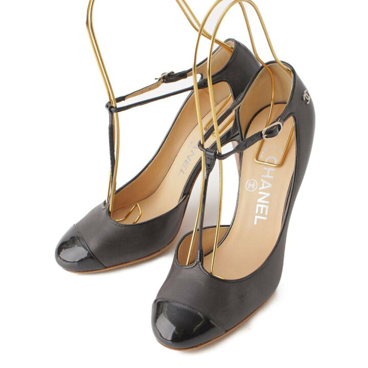 楽天市場】【シャネル】Chanel 12A ココマーク Tストラップ メリー  