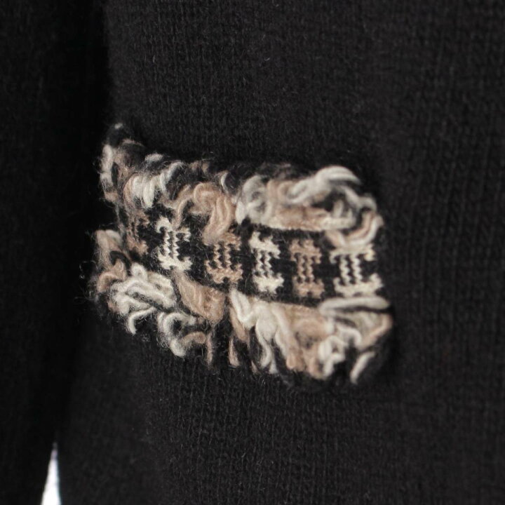 楽天市場】【シャネル】Chanel 02A ココマーク トリム カシミヤ 