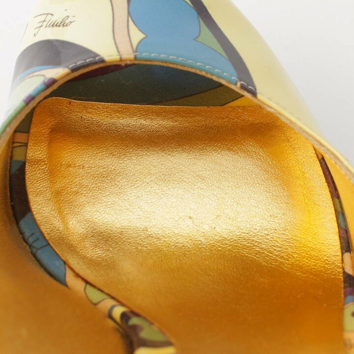 楽天市場】【エミリオプッチ】Emilio Pucci パテント スリングバック 