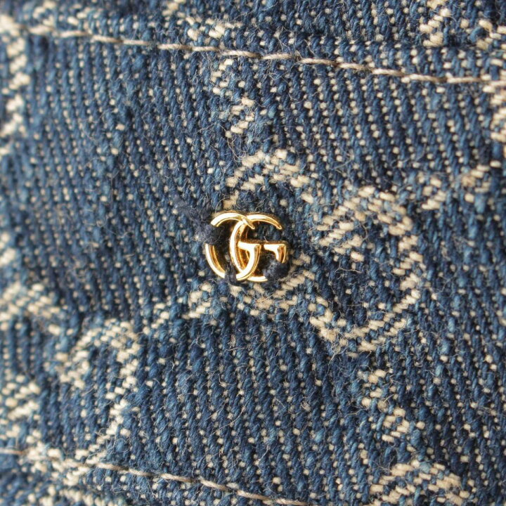 楽天市場】【グッチ】Gucci GGキャンバス エコウォッシュデニム ワイド 