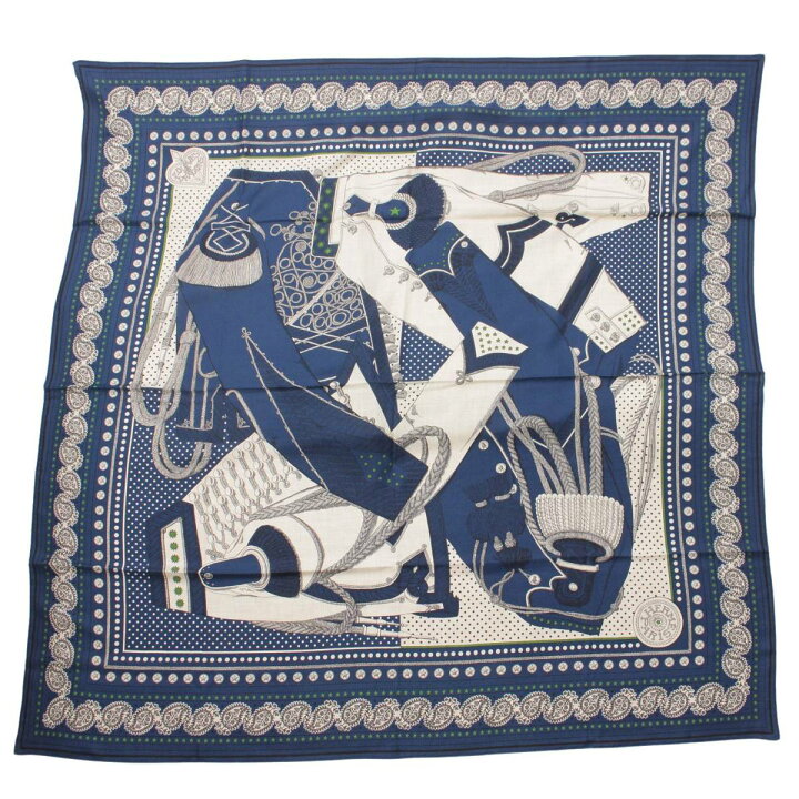 楽天市場】【エルメス】Hermes カレ140 Zouaves et Dragons ズアヴと 
