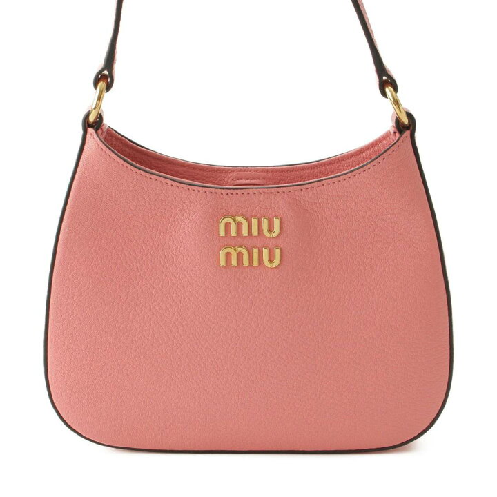 楽天市場】【ミュウミュウ】Miu Miu マドラス ロゴ レザー ワン  