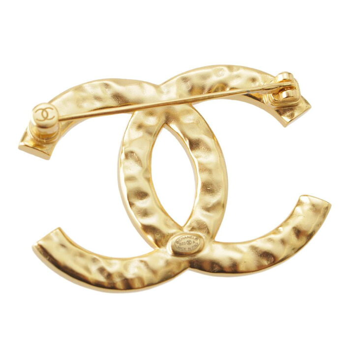 楽天市場】【シャネル】Chanel B23A ココマーク リーフ ブローチ 