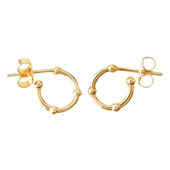 楽天市場】【ティファニー】Tiffany ボール フープピアス 750 ゴールド 