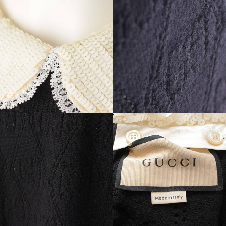 楽天市場】【グッチ】Gucci エンブロイダリー ウール ニット ミニ 