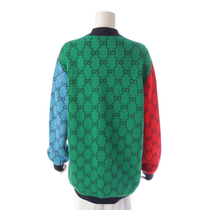 楽天市場】【グッチ】Gucci GG柄 ジャガード ニット ウール コットン 