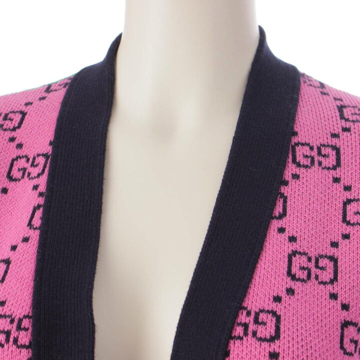 楽天市場】【グッチ】Gucci GG柄 ジャガード ニット ウール コットン 