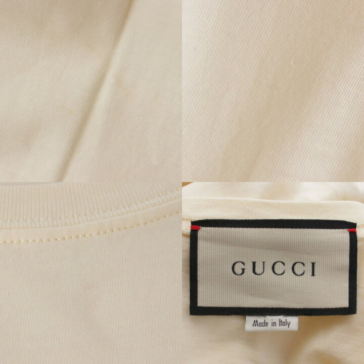楽天市場】【グッチ】Gucci スパンコール ロゴ 半袖 コットン Tシャツ 