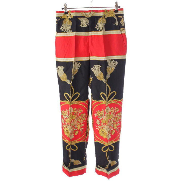 楽天市場】【グッチ】Gucci フラワー 花柄 総柄 シルク パンツ 