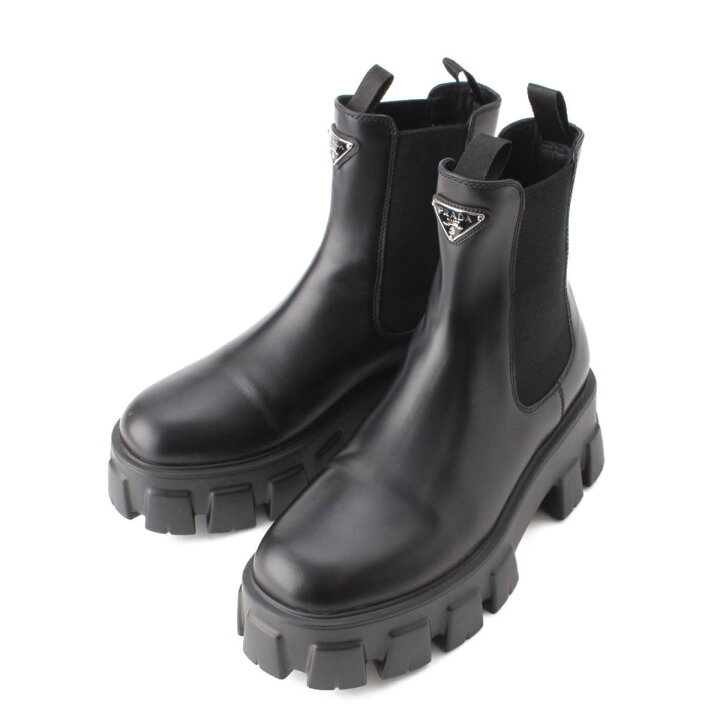 楽天市場】【プラダ】Prada モノリス ブラッシュドレッザー サイドゴア 