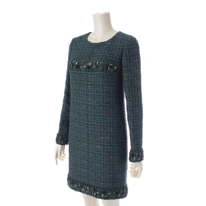 楽天市場】【シャネル】Chanel 12C ツイード ワンピース ドレス P44833  