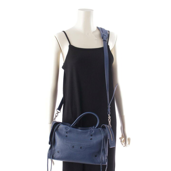 楽天市場】【バレンシアガ】Balenciaga ブラックアウト シティ レザー 