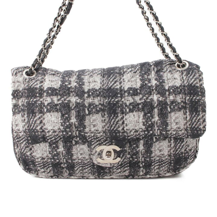 楽天市場】【シャネル】Chanel ナイロン ツイードプリント ポーチ付き  