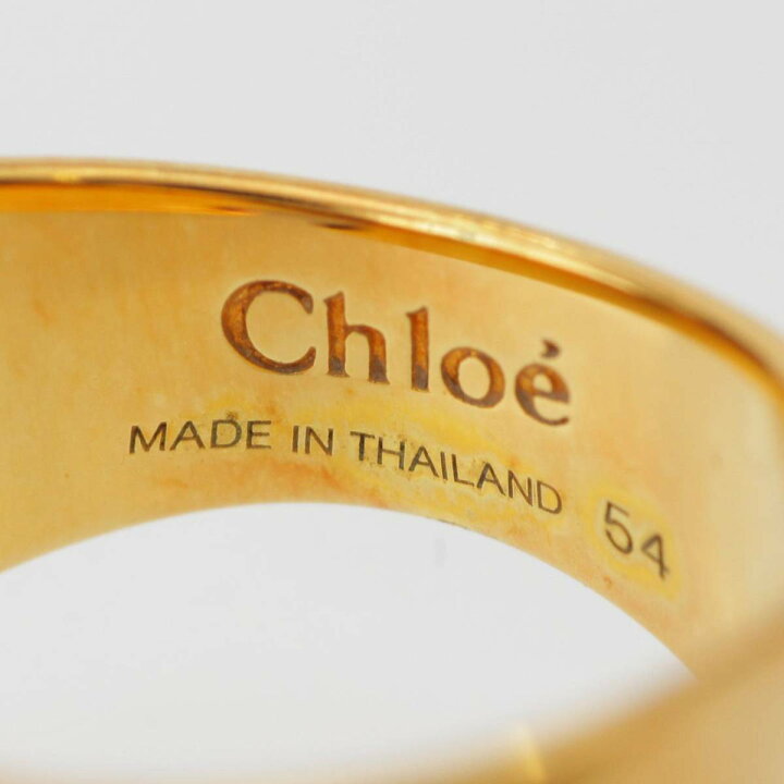 楽天市場】【クロエ】Chloe イニシャルR アルファベット ロゴ リング 