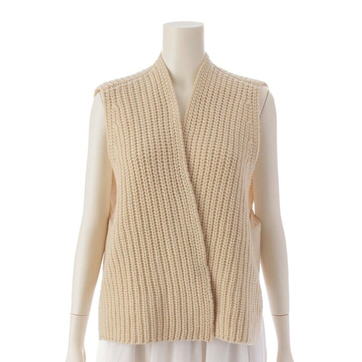楽天市場】【ハイク】HYKE RIBBED VEST ウール ニットベスト 222-11287 
