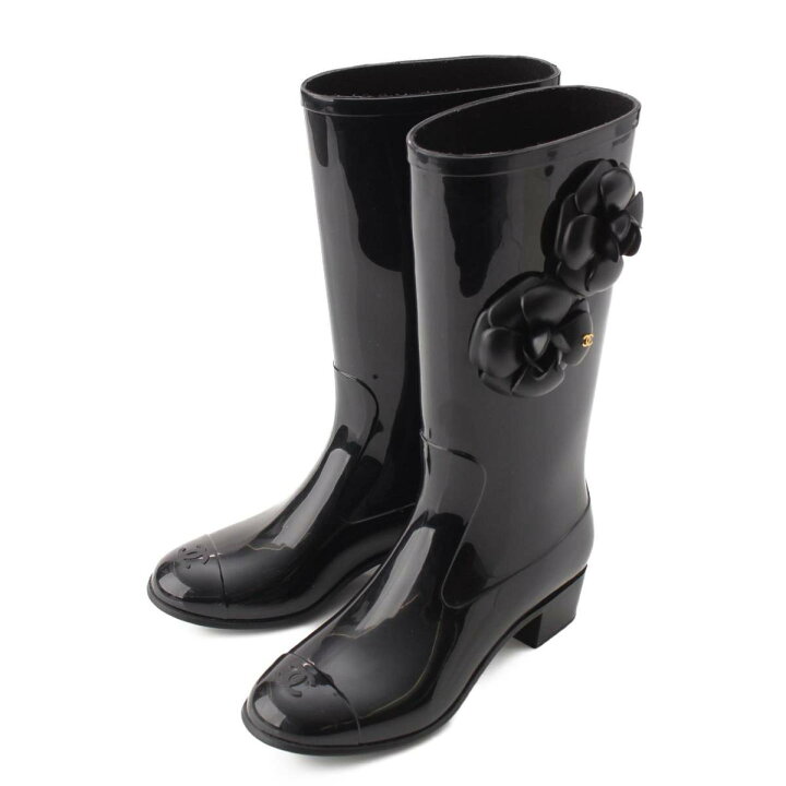 楽天市場】【シャネル】Chanel カメリア ココマーク ラバー レイン 