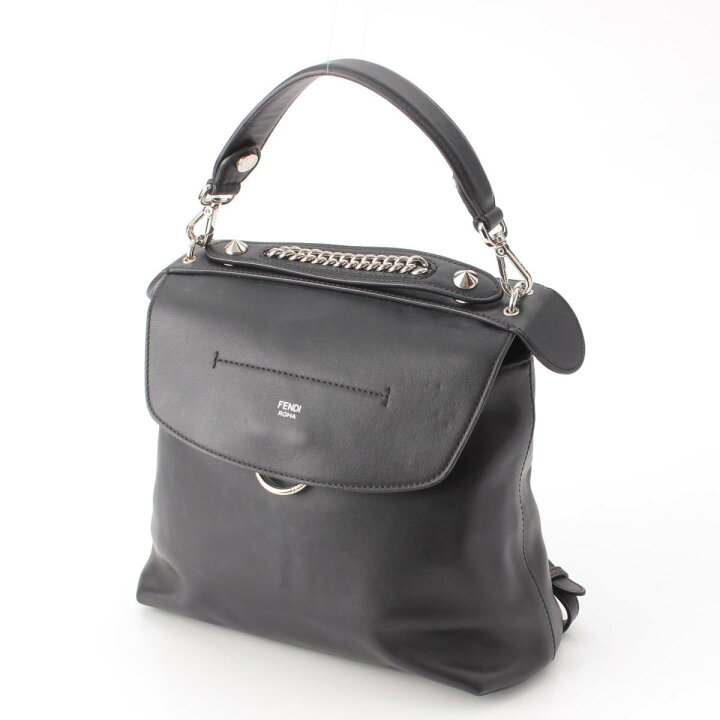 楽天市場】【フェンディ】Fendi バックトゥスクール レザー スタッズ 