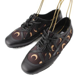 【ジミーチュウ】Jimmy Choo　21SS マリーンセルコラボ JCXMS KATO ローカット スニーカー ブラック×ブラウン 36 未使用【中古】【鑑定済・正規品保証】201008