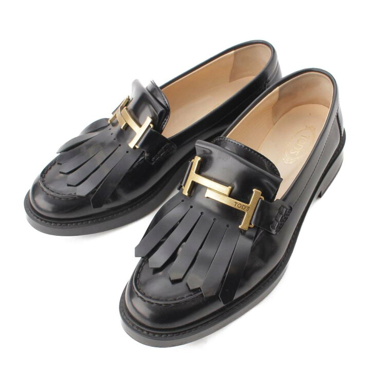 楽天市場】【トッズ】Tods レザー ダブルT タッセル フリンジ 