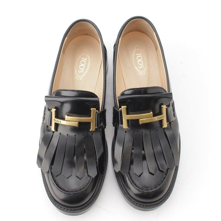 楽天市場】【トッズ】Tods レザー ダブルT タッセル フリンジ 