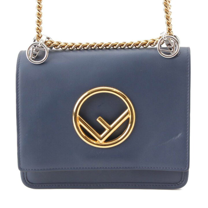 楽天市場】【フェンディ】Fendi FF キャナイ エフ レザー チェーン 