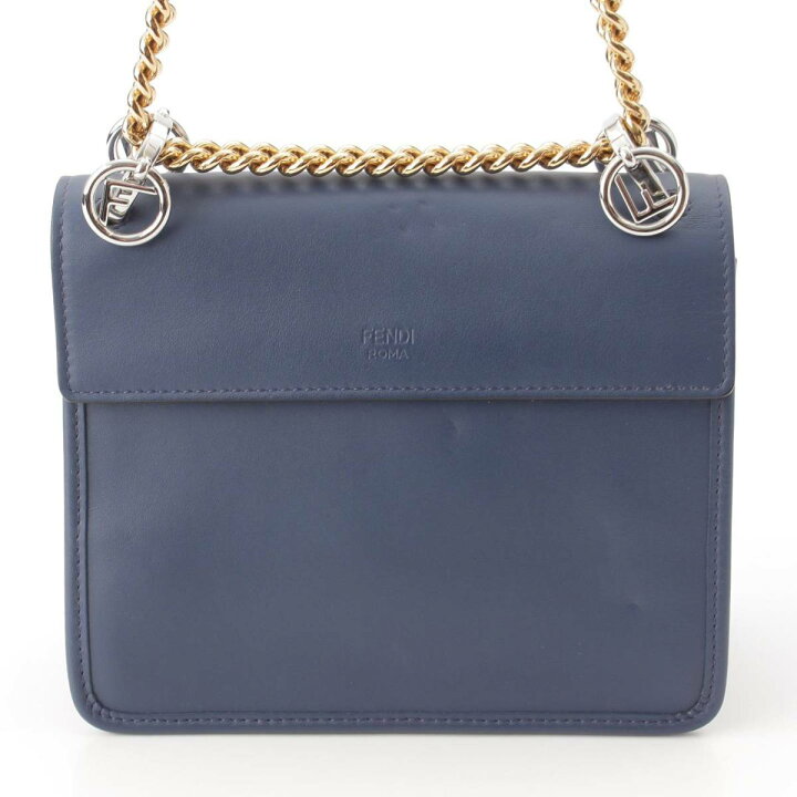 楽天市場】【フェンディ】Fendi FF キャナイ エフ レザー チェーン 