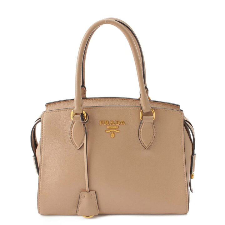 楽天市場】【プラダ】Prada レザー 2wayハンドバッグ ショルダーバッグ 
