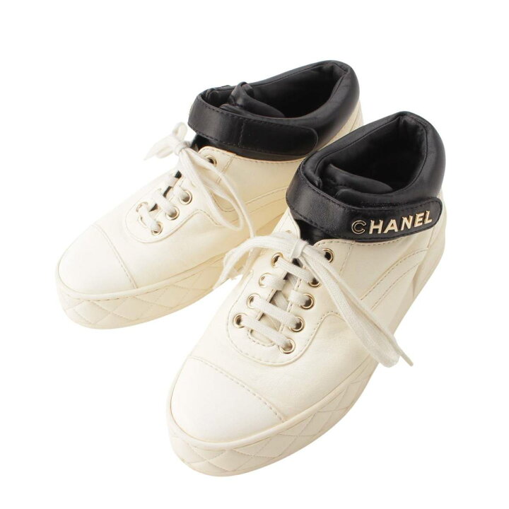 楽天市場】【シャネル】Chanel ココマーク ロゴ レザー ベルクロ 