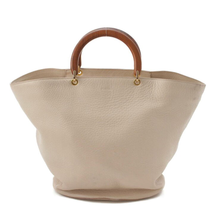 楽天市場】【マックスマーラ】Max mara ウッドハンドル 2WAY レザー 