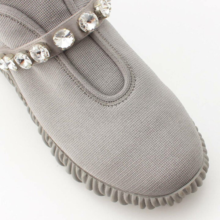 楽天市場】【ミュウミュウ】Miu Miu クリスタルスタッズ スリッポン 