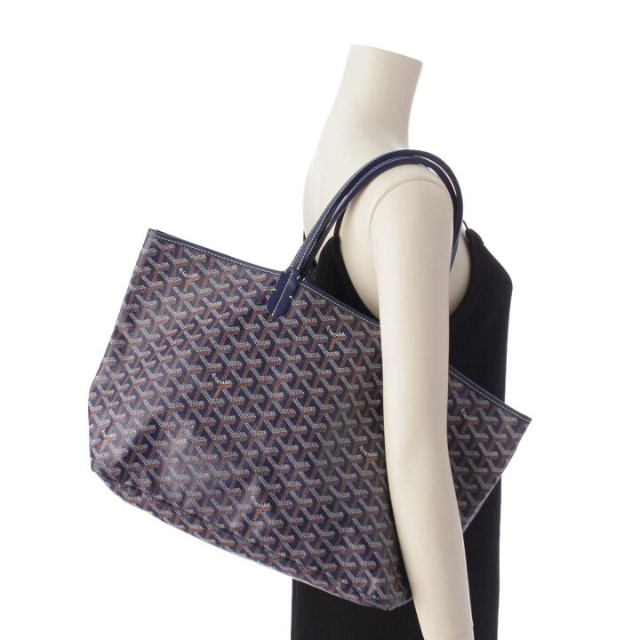 楽天市場】【ゴヤール】GOYARD サンルイPM ポーチ付き PVC×レザー 