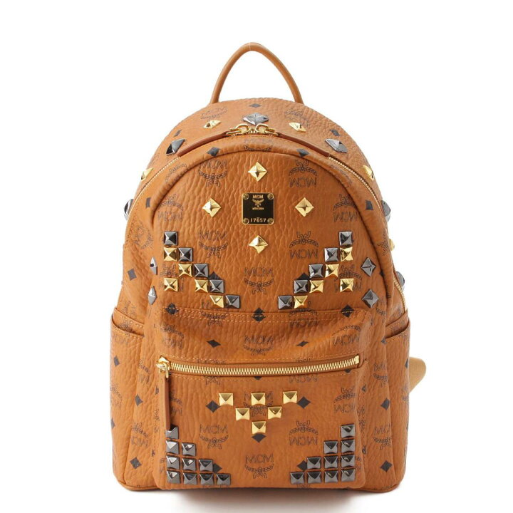 楽天市場】【エムシーエム】MCM スターク スタッズ レザー バック  