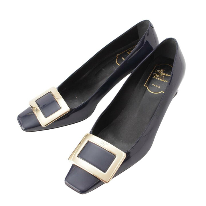 楽天市場】【ロジェヴィヴィエ】Roger Vivier バックル スクエアトゥ  