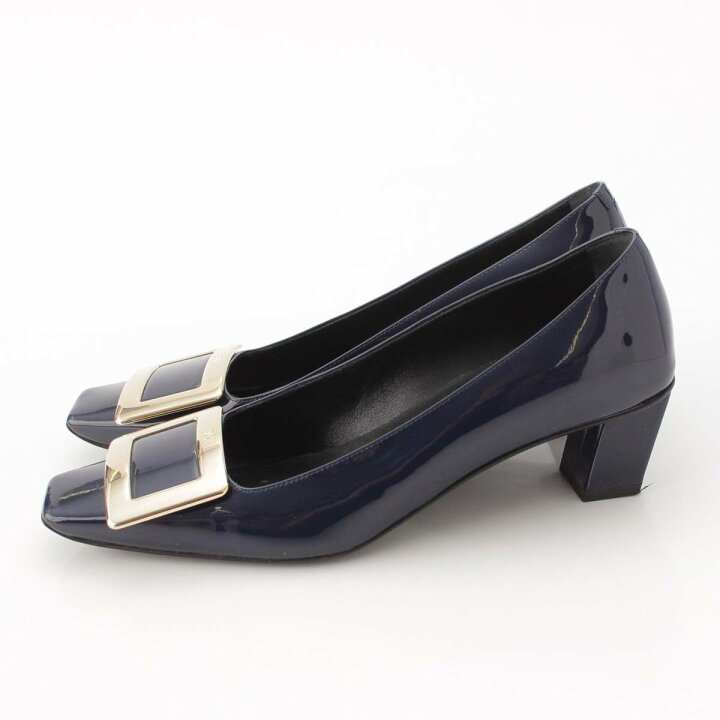 楽天市場】【ロジェヴィヴィエ】Roger Vivier バックル スクエアトゥ 