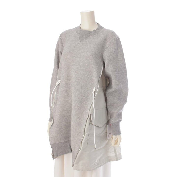 楽天市場】【サカイ】sacai Pre Sponge Sweat X Ma-1 Dress コットン 