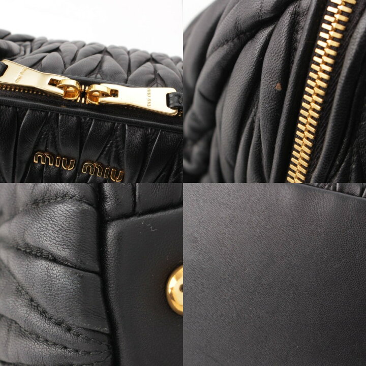 楽天市場】【ミュウミュウ】Miu Miu マテラッセ ロゴ レザー 2way 