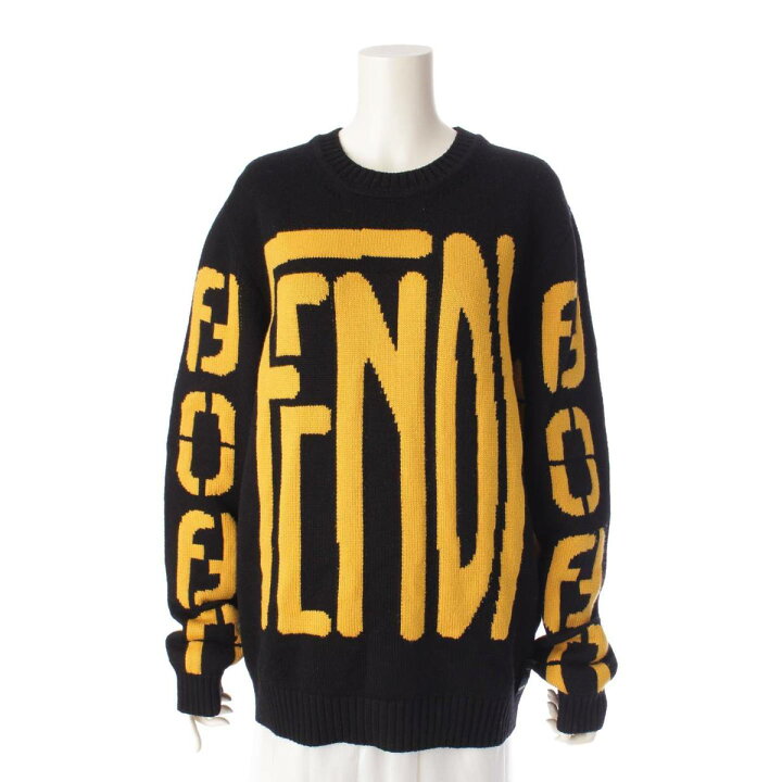 楽天市場】【フェンディ】Fendi 20AW ズッカ ロゴ クルーネック ニット 
