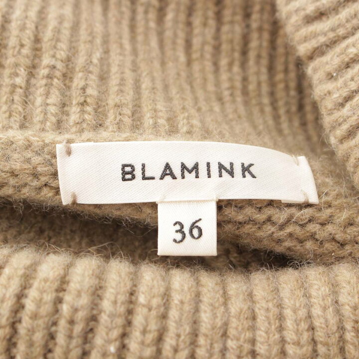 楽天市場】【ブラミンク】BLAMINK ウール×カシミヤ タートルネック 