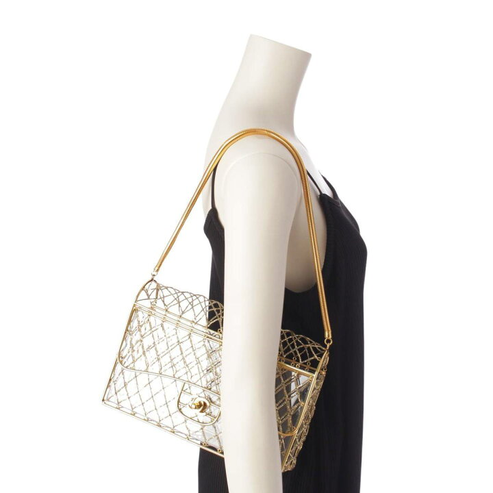 楽天市場】【シャネル】Chanel ビーズ クリア マトラッセ チェーン 