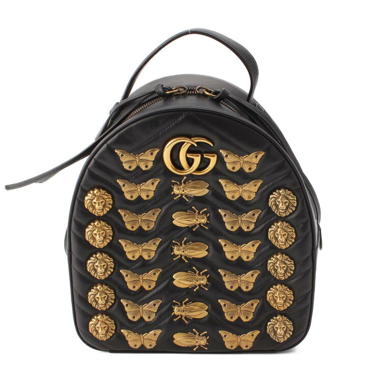 楽天市場】【グッチ】Gucci GGマーモント アニマル柄 バタフライ  