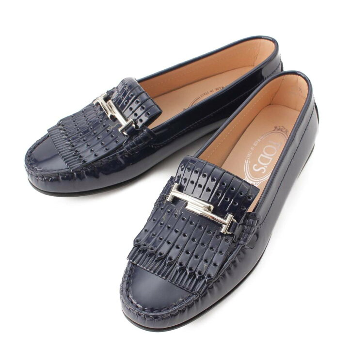 楽天市場】【トッズ】Tods ダブルT タッセル パテントレザー 
