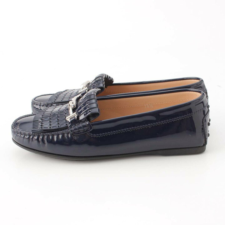 楽天市場】【トッズ】Tods ダブルT タッセル パテントレザー 